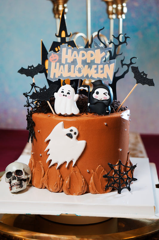 Happy Halloween Theme Cake