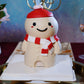 Happy Snowman Christmas Drinkable Cake