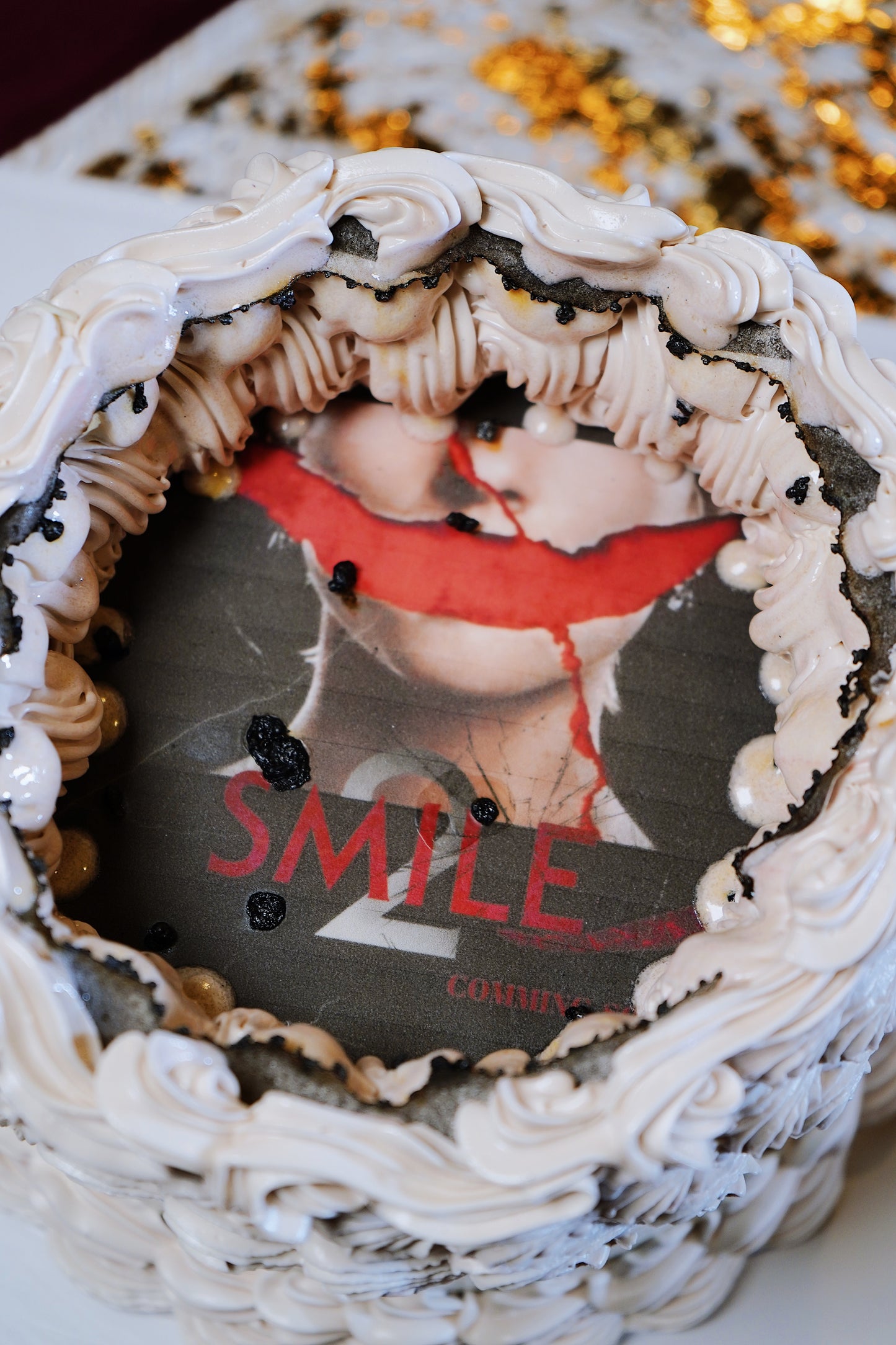 Smile 2 Movie Burnaway Cake