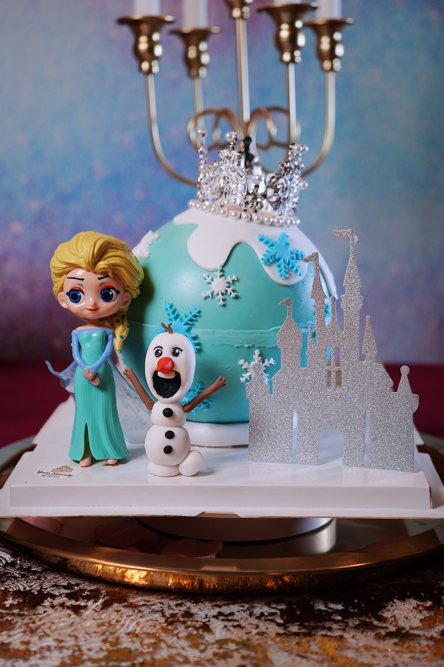 Elsa Princess And Olaf Frozen Pinata Knock Knock Cake