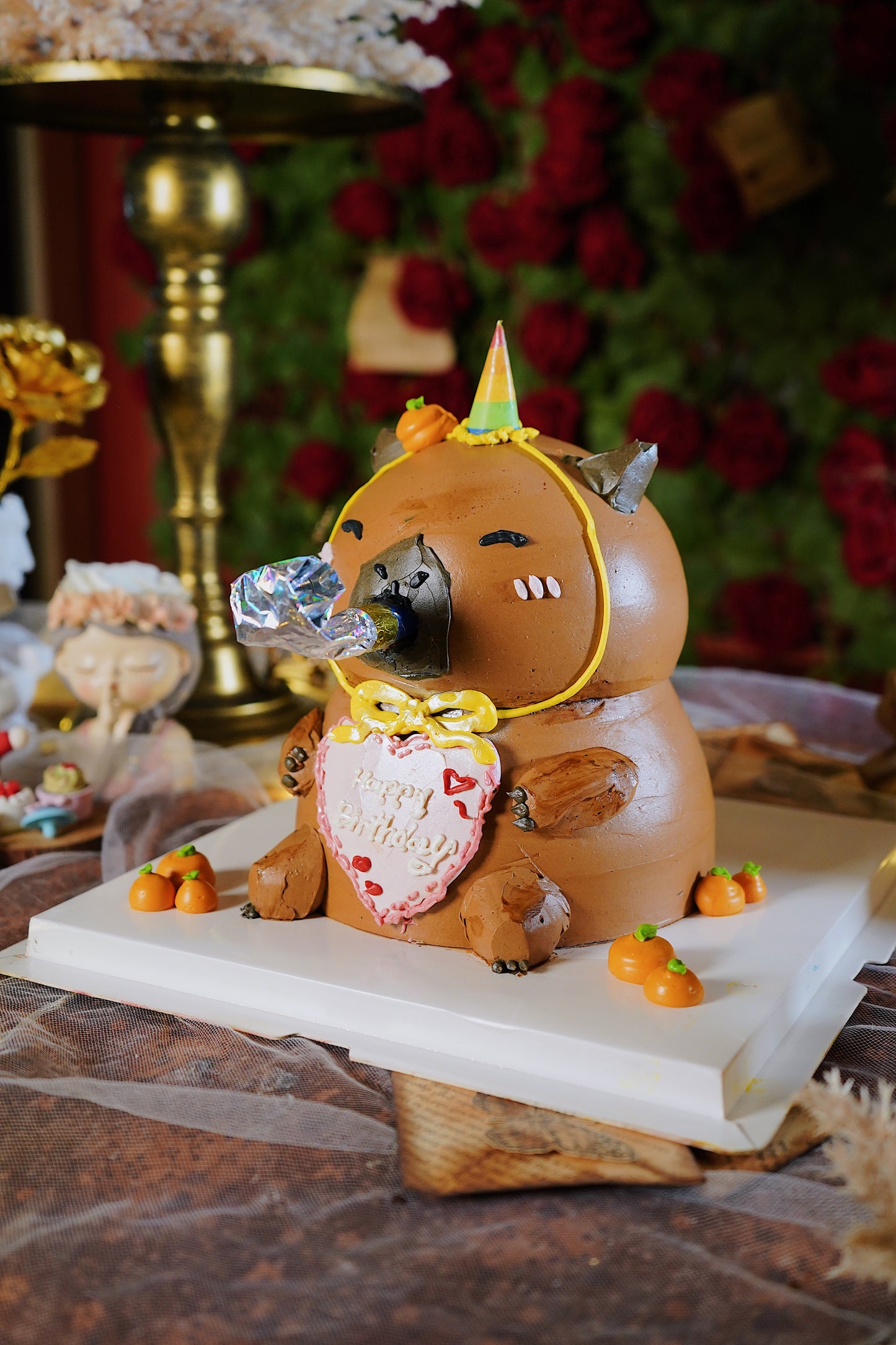 Capybara's Party Blow Cake