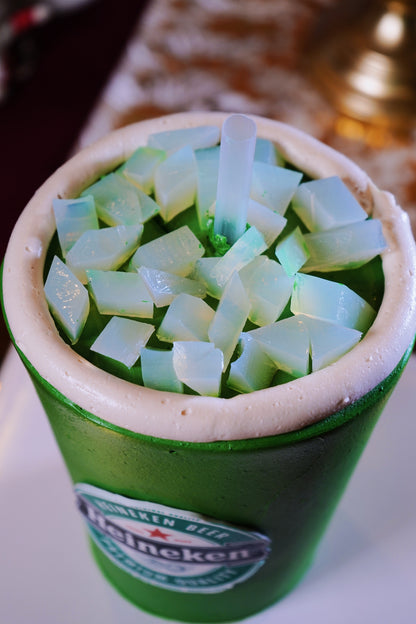 Heineken Beer Drinkable Cake