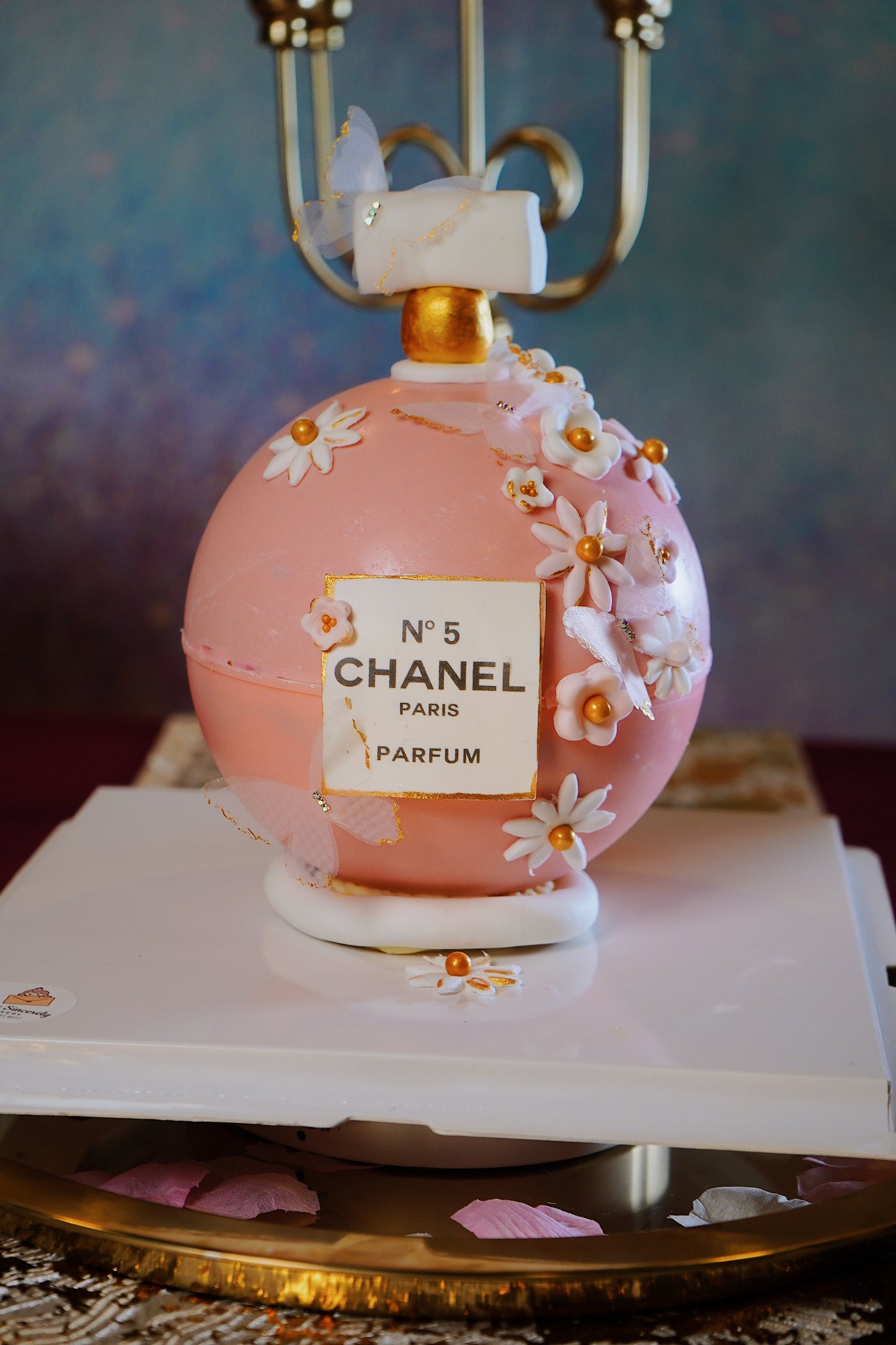 Chanel’s Perfume Pinata Cake