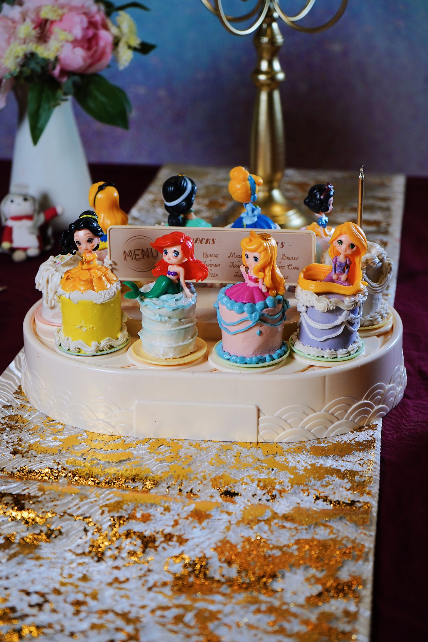 Princess Cake Kingdom Rotating Mini Cake