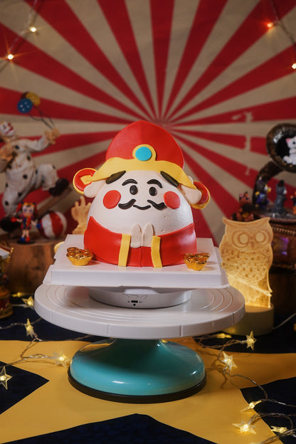 3D Cai Shen Ye God Of Fortune Chinese New Year Cake