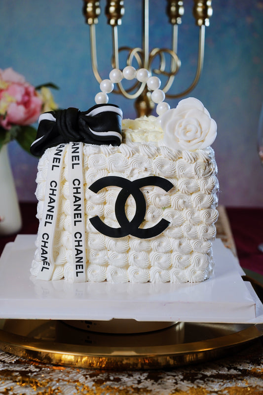 Chanel Cream Bag Cake