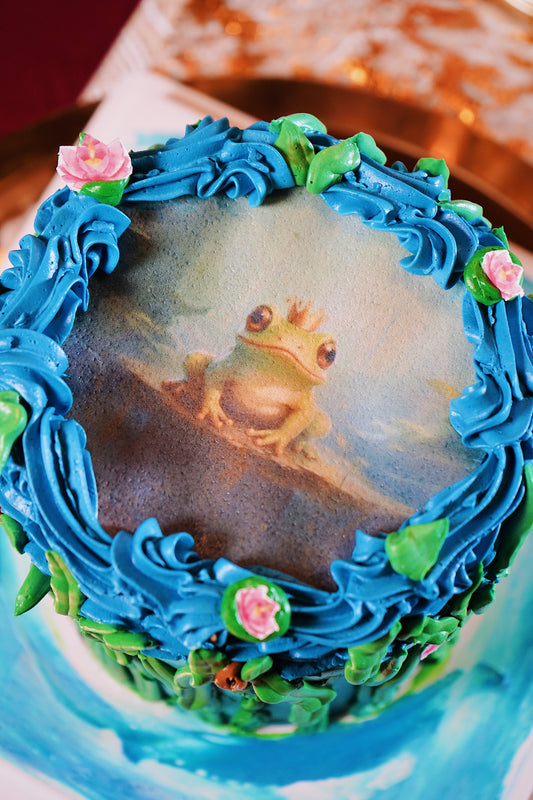 Frog Prince’s Magical Reveal Cake