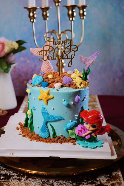 Ariel Mermaid Oceanic Customise Cake