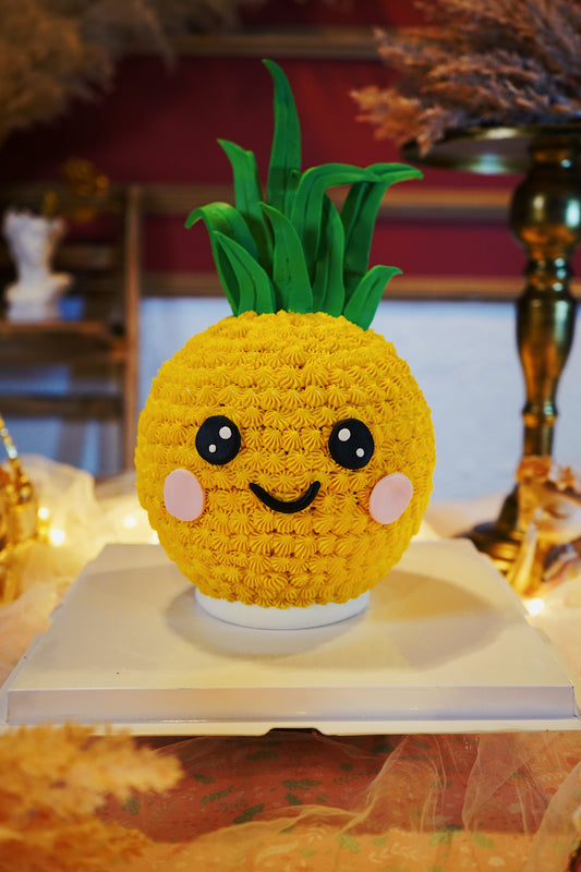 Tropical Pineapple Pinata Cake