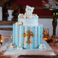 Teddy Bear Christening Cake