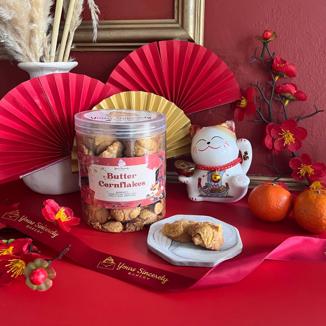 Chinese New Year Cornflake Cookies (300g)