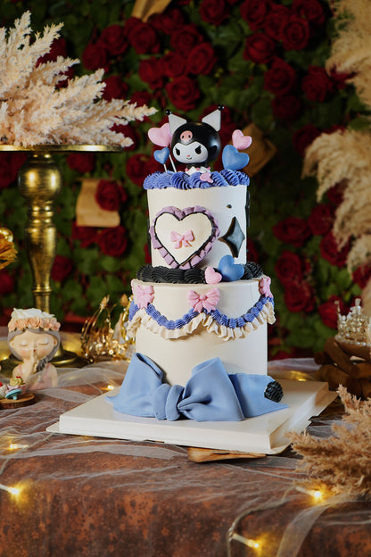 Kuromi's Magical World Two Tier Cake