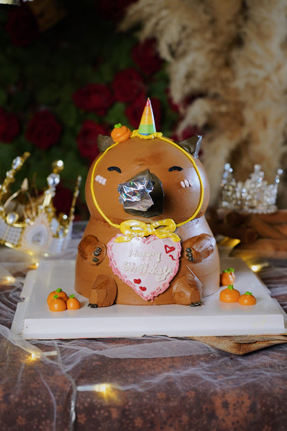 Capybara's Party Blow Cake