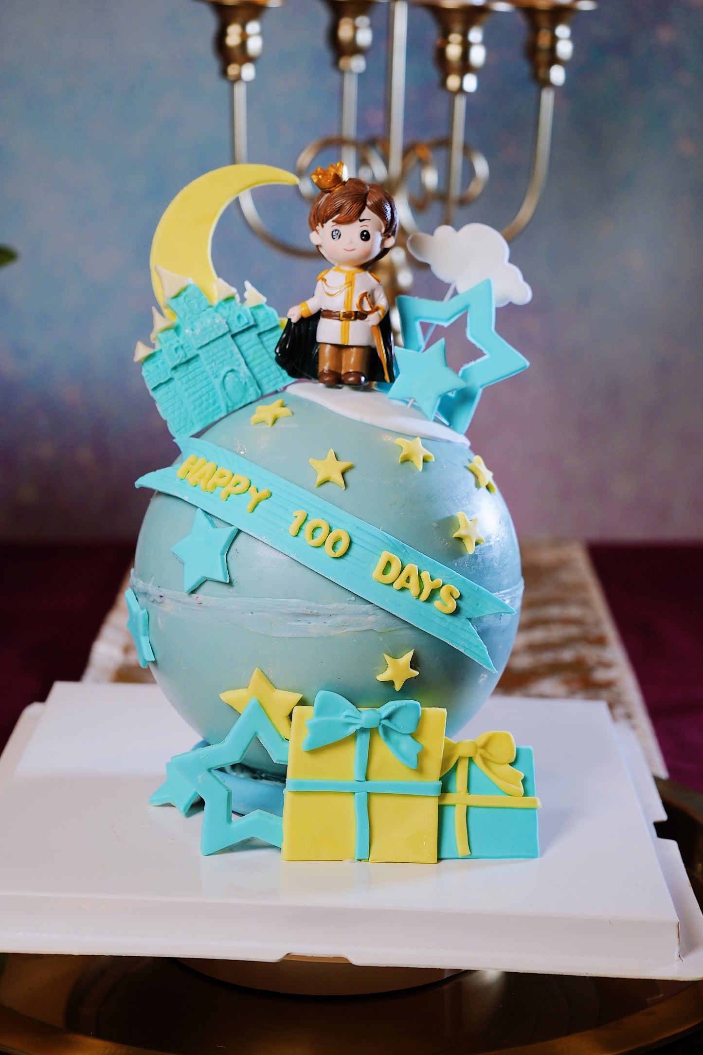 Prince Charming Surprise Pinata Cake