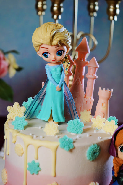 Frozen Elsa's Magical Pink Cake