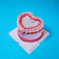 Heart Shape Burn Away Cake