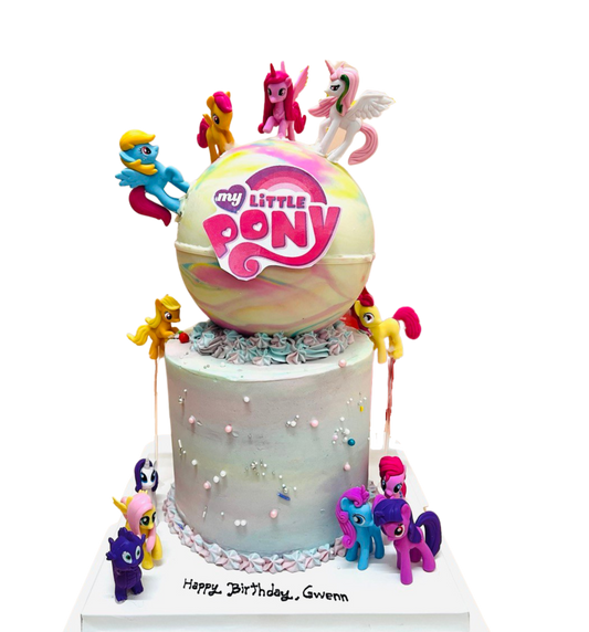 My Little Pony Pinata Cake