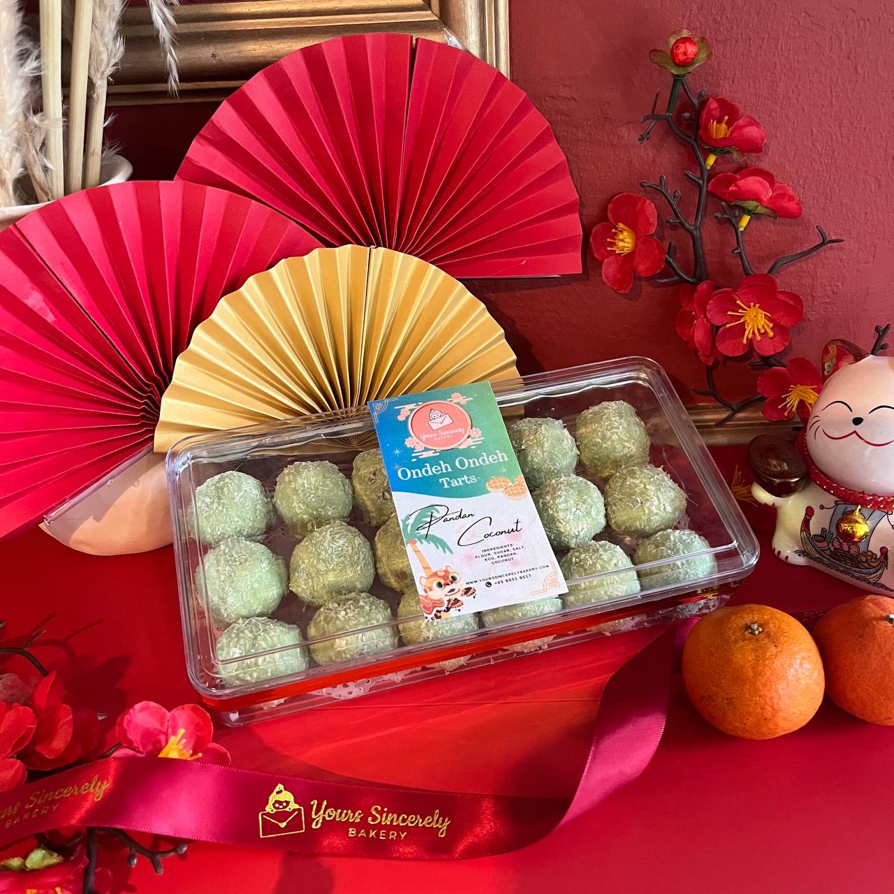 Chinese New Year Ondeh Ondeh Tarts (18pcs)