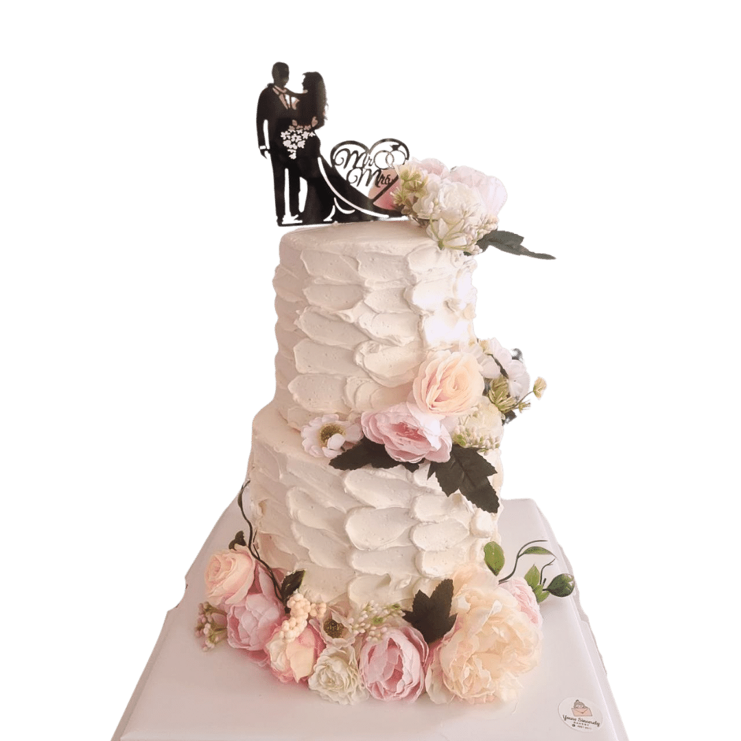 Floral Wedding Cake