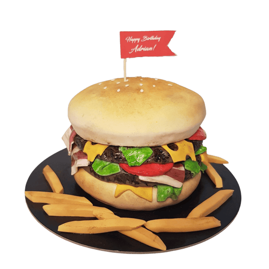 3D Hamburger Cake