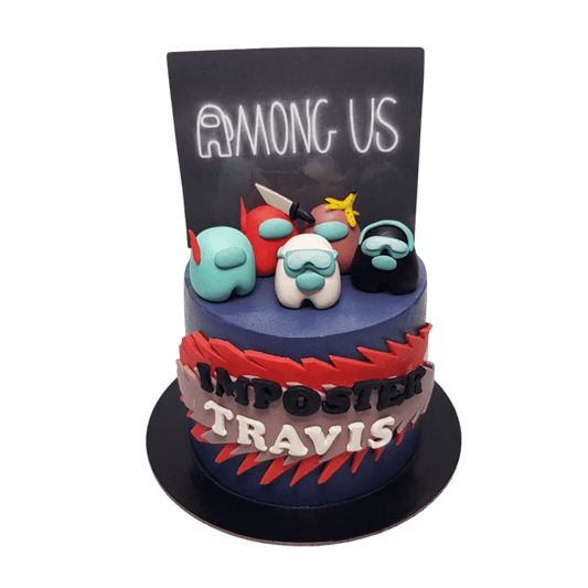 Among Us Gaming Cake