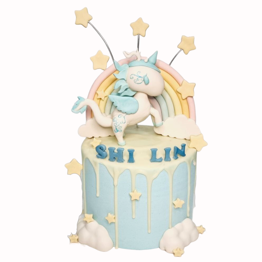 Tokidoki Unicorno Rainbow Drip Theme Cake