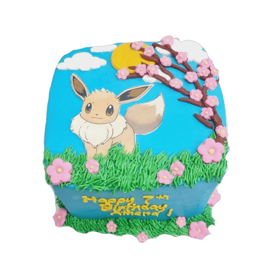 Eevee Pokemon Cake