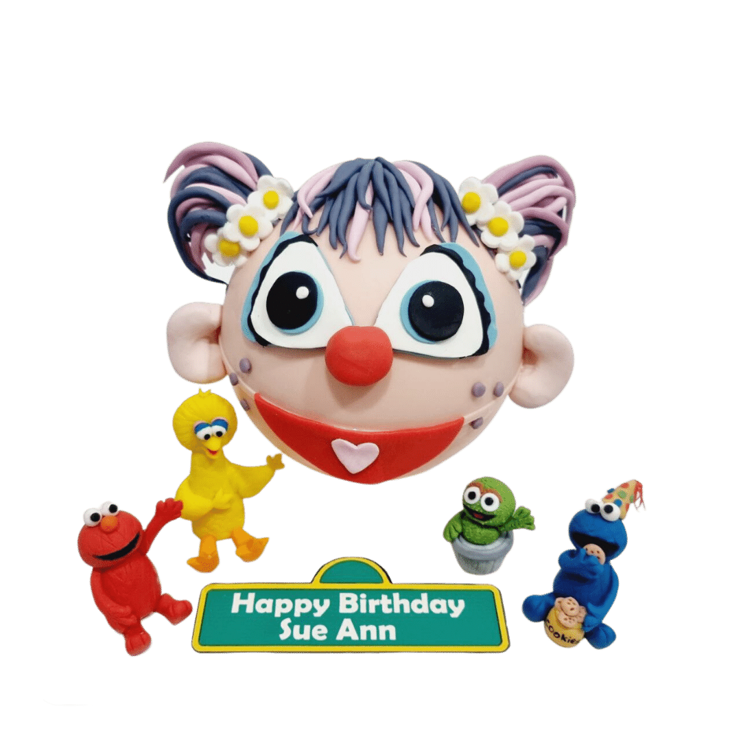 Abby Cadabby With Friends Sesame Street Knock Knock Pinata Cake