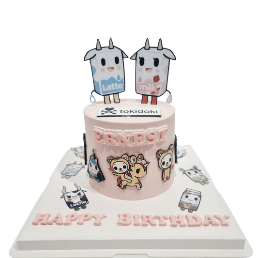 Tokidoki Moofia Mozzarella Milk Theme Cake