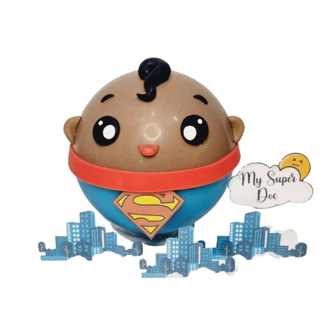 Cute Superman Pinata Knock Knock Cake