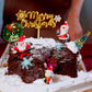 Brown Festive Forest Christmas Logcake