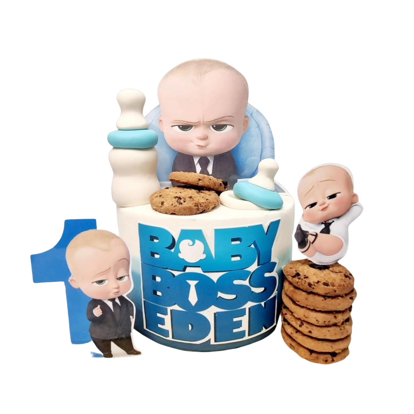 Baby Boss Ombre Blue Cake