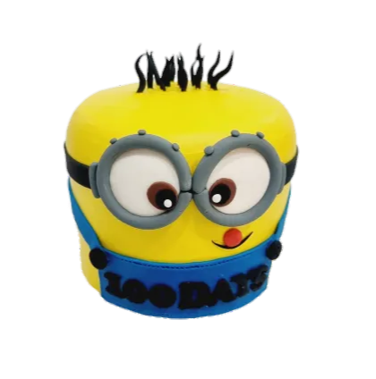 Cute Yellow Minion Cake