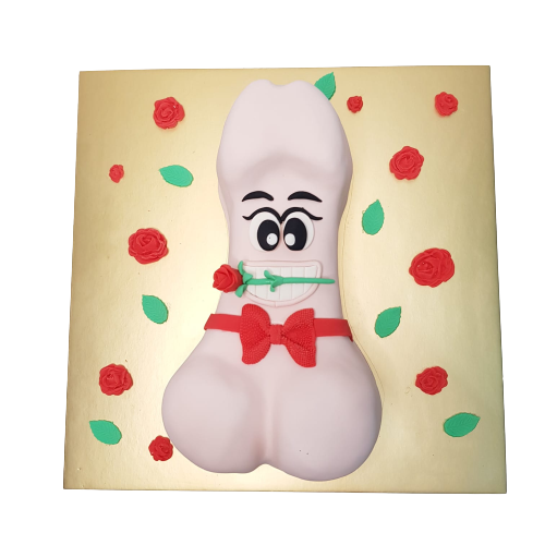 Fondant 3d Dick Cake