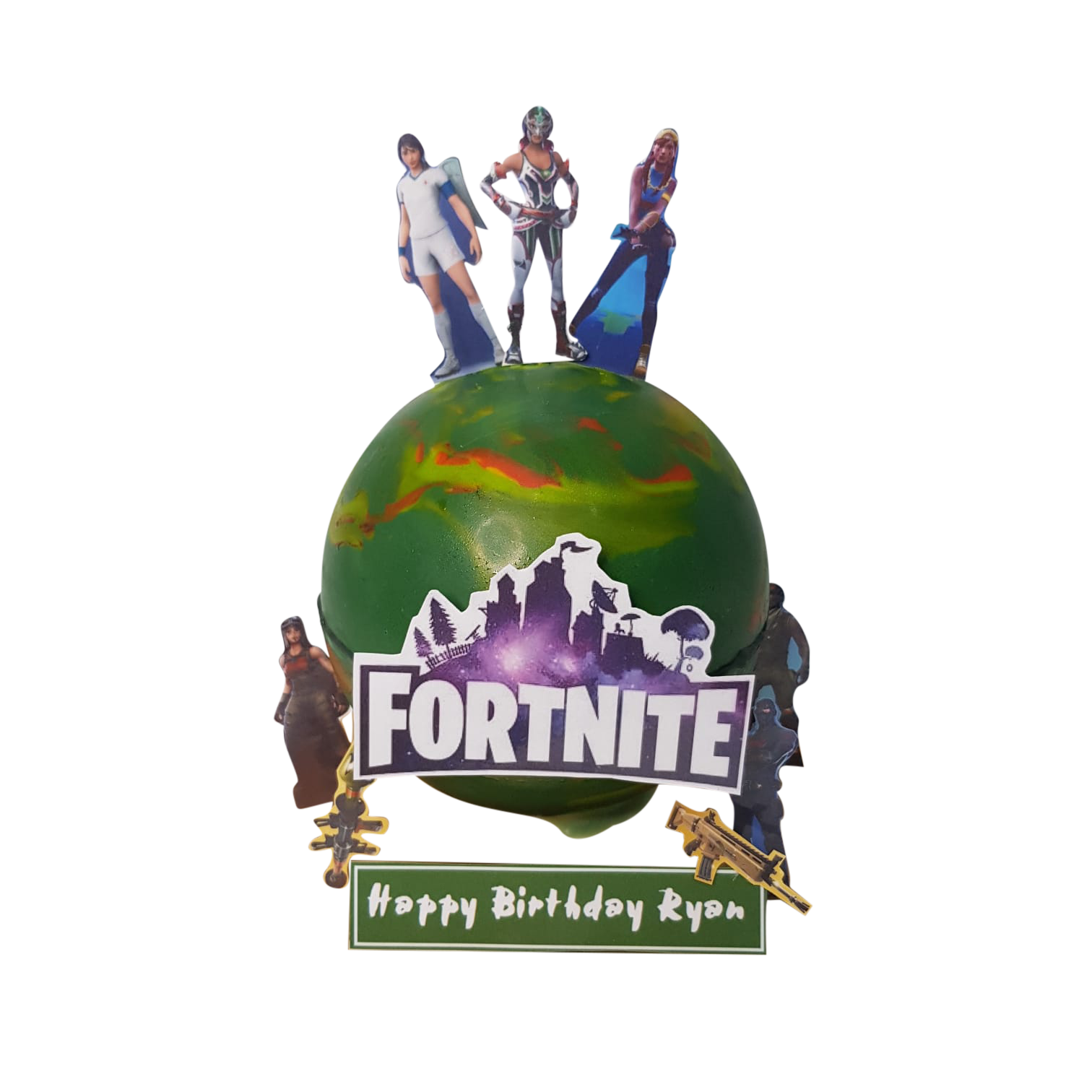 Fortnite Game Themed Knock Knock Pinata Surprise Cake