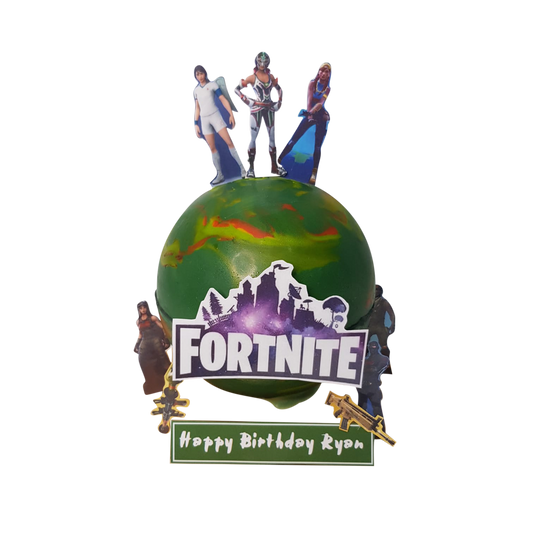 Fortnite Game Themed Knock Knock Pinata Surprise Cake