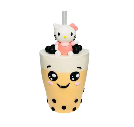 Hello Kitty Drinkable Bubble Tea Cake