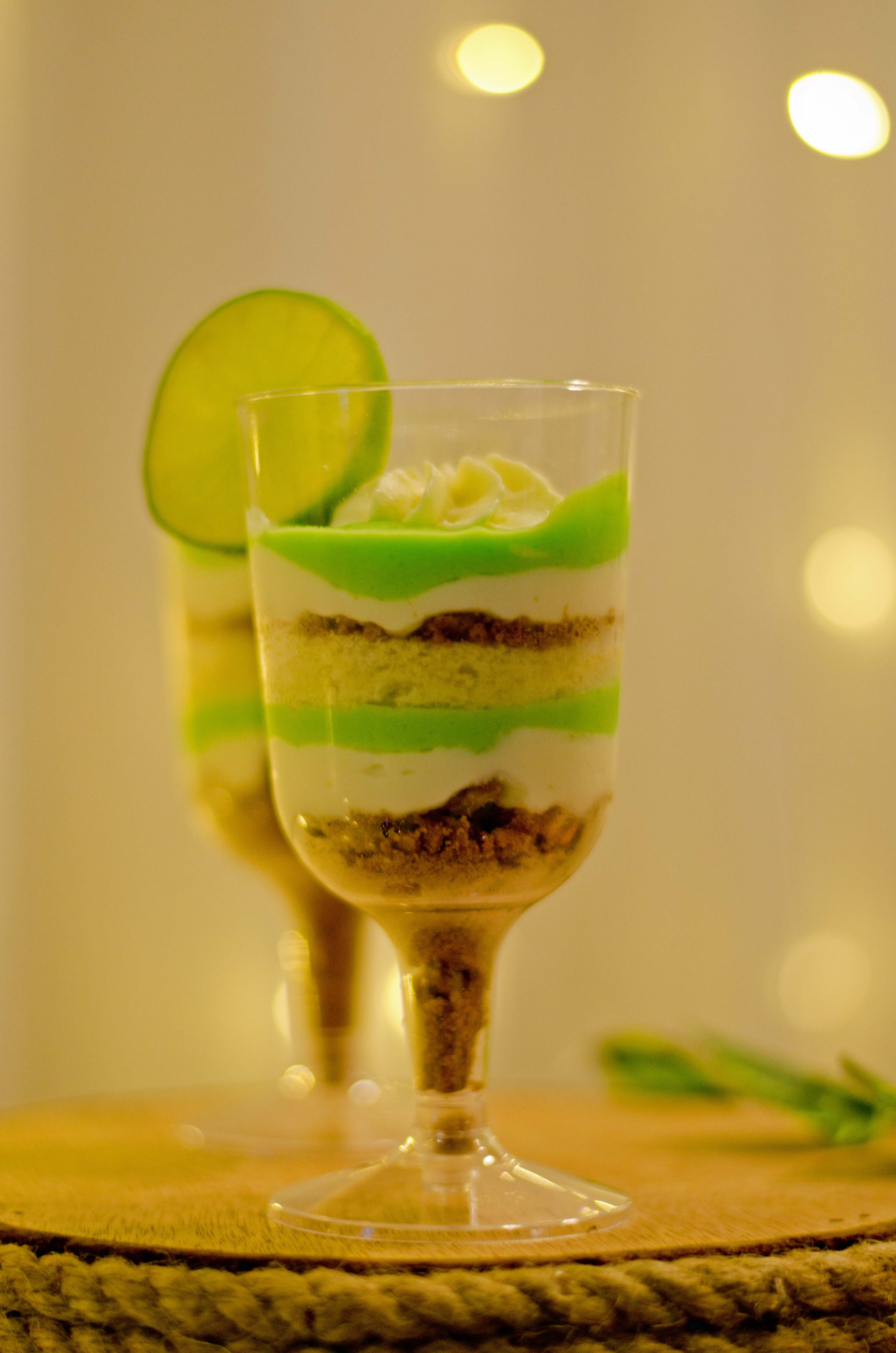 Key Lime Champagne Glass