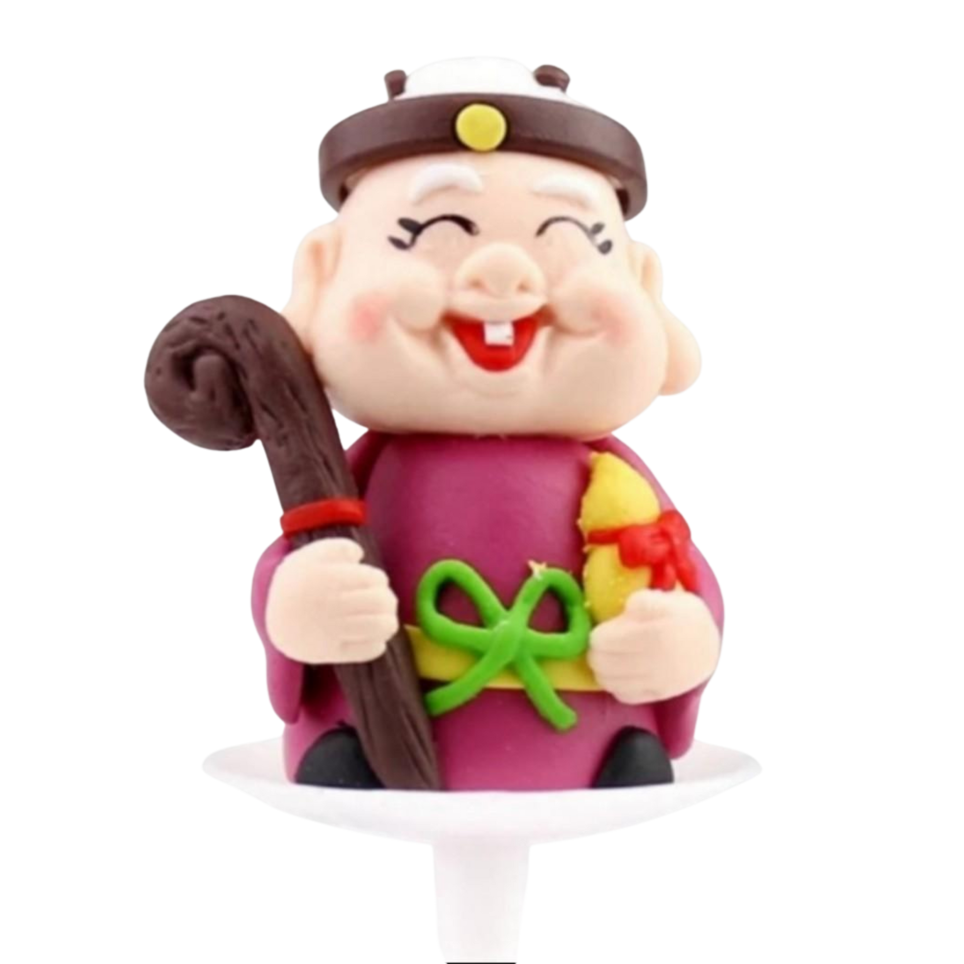 Longevity Figurine Shou Xing Po 寿星婆