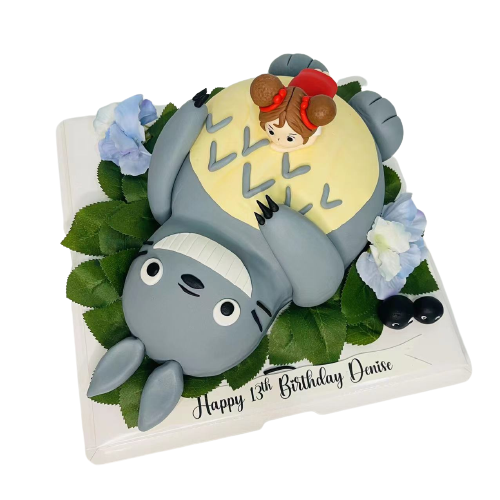 My Neighbor Totoro Themed Cake