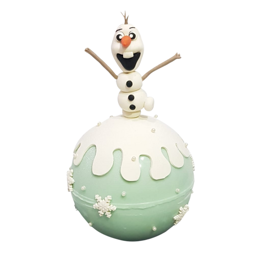 Olaf Frozen Themed Knock Knock Pinata Cake