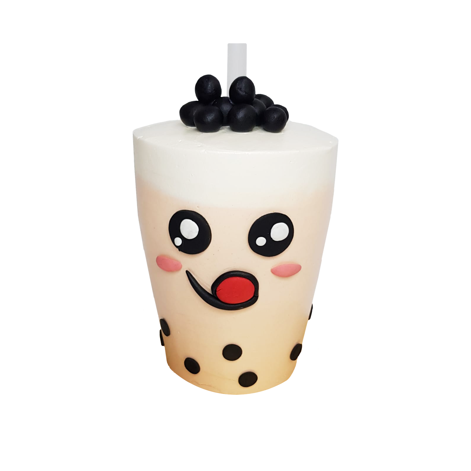 Real Bubble Tea Drink in a Cake 1