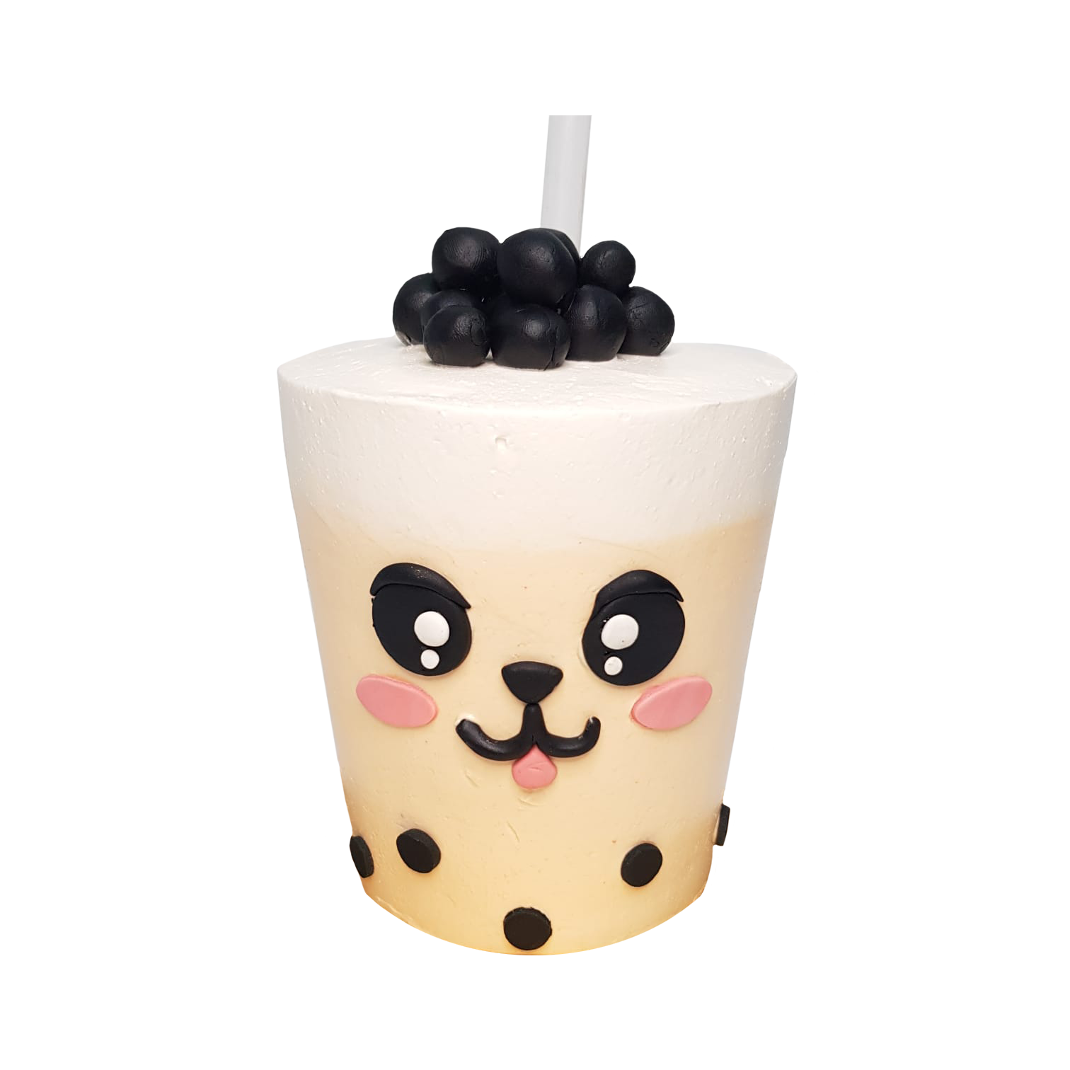 Real Bubble Tea Drink in a Cake 4