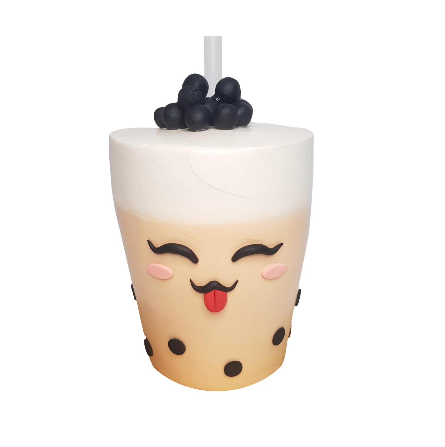 Real Bubble Tea Drink in a Cake 5