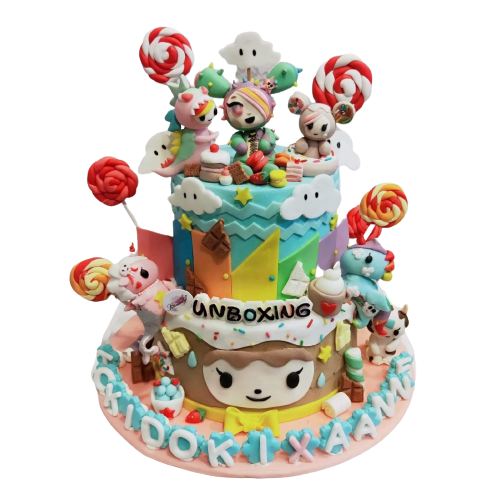 Tokidoki Two Tier Cake