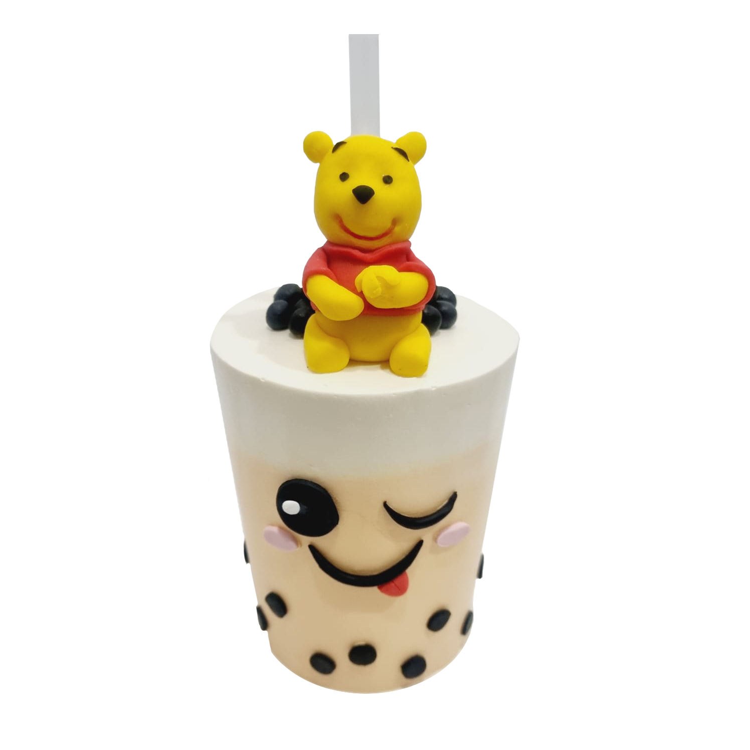 Winnie The Pooh Drinkable Bubble Tea Cake