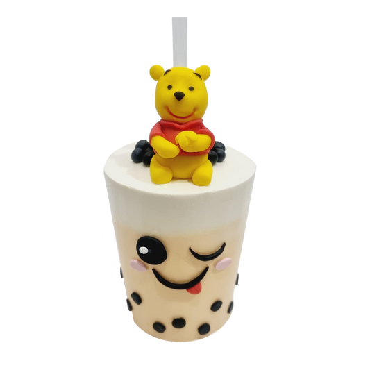 Winnie The Pooh Drinkable Bubble Tea Cake